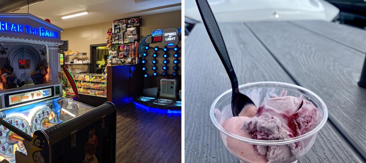 Scoops Arcade Menu